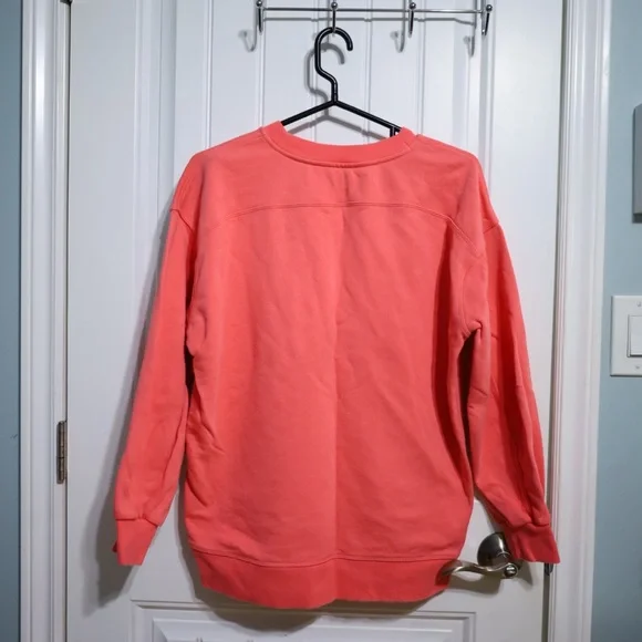 Lululemon Perfectly Oversized Crew Raspberry Cream Womens Size 4 - Picture 7 of 8